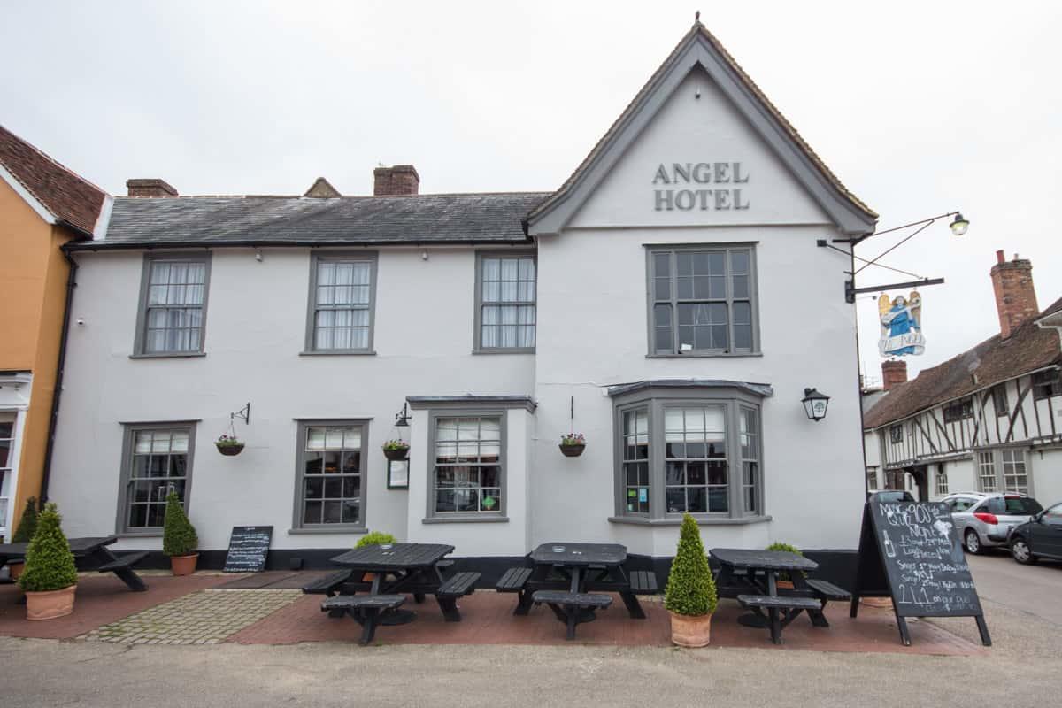 The Angel Hotel Lavenham Exterior foto