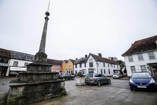 The Angel Hotel Lavenham Exterior foto